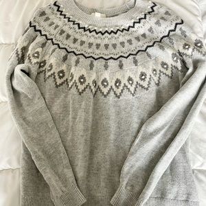 H&M Grey Knit Sweater